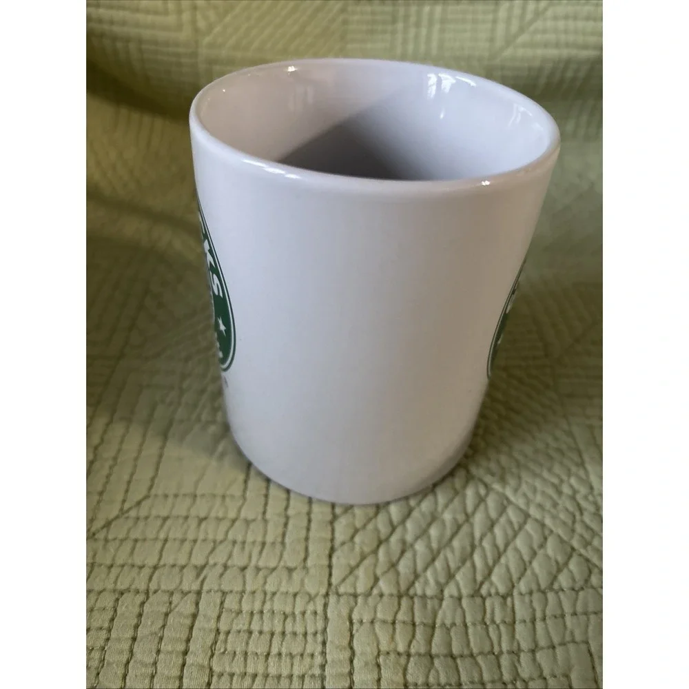 Starbucks Original White Green Coffee Mug Tea Cup